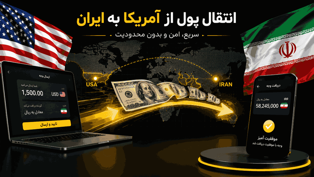 ارسال پول از آمریکا به ایران